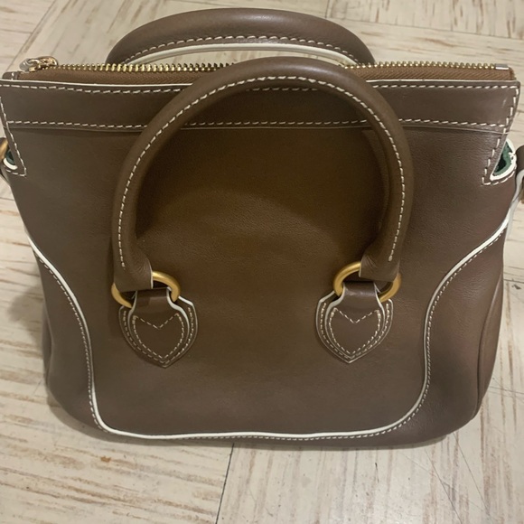 Dooney & Bourke Florentine Leather Small Satchel-Elephant - Picture 11 of 16